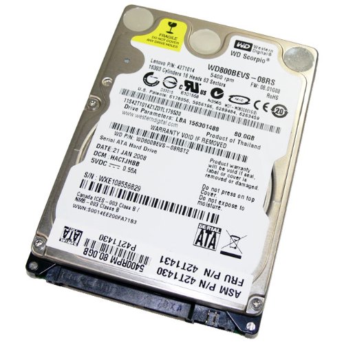 Western Digital Scorpio WD800BEVS 80GB 5400 RPM 2.5