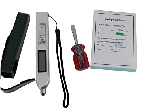 HFBTE Digital Pen-Type Vibration Meter Analyzer - Portable Vibrometer Gauge Tester for Motor, Fan, Pump & Air Compressor Maintenance | Machine Tool Vibration Analysis & Fast Failure Detection | Ideal for Industrial Equipment Monitoring & Predictive Maintenance