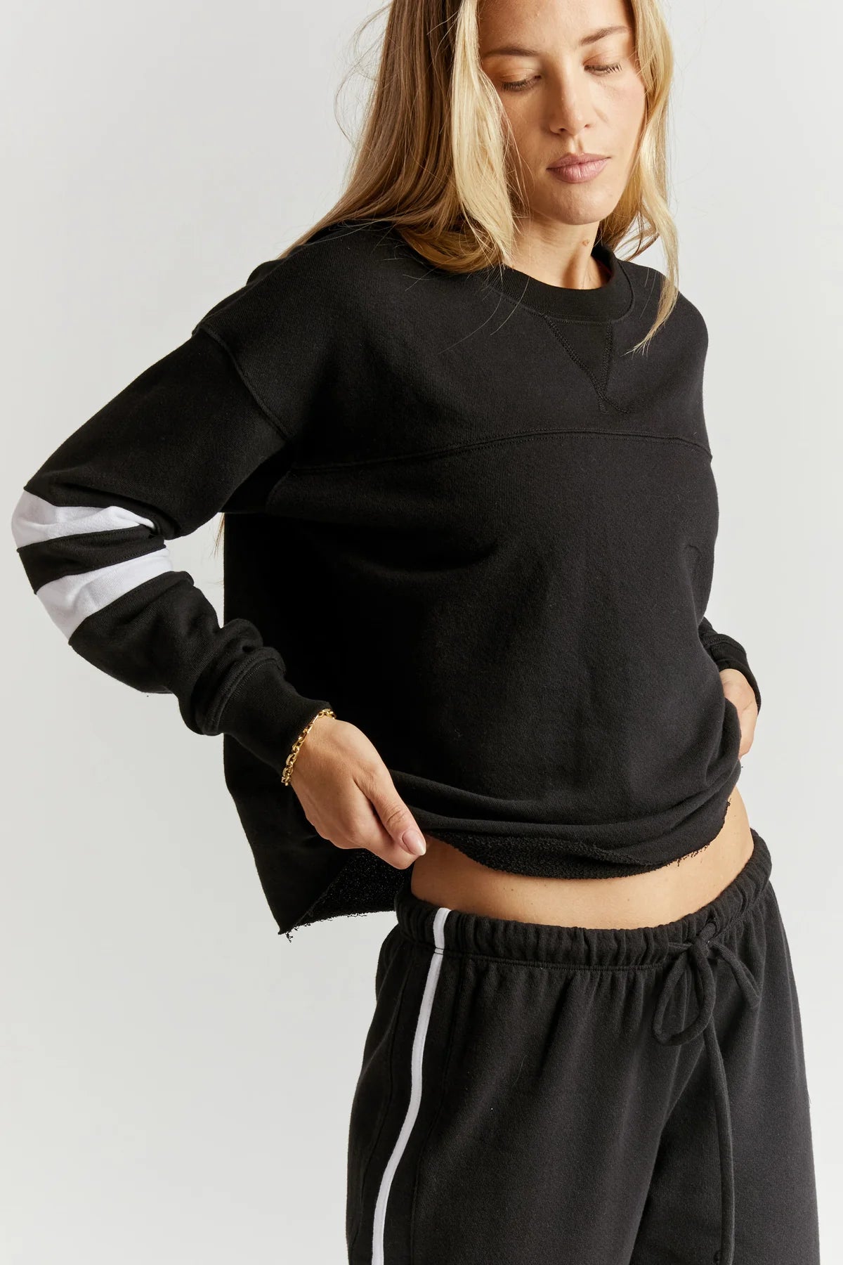Year Of Ours Vintage Varsity Sweatshirt - Soft Cotton Pullover for Women | Casual Streetwear & College Style Outfit for Everyday Wear