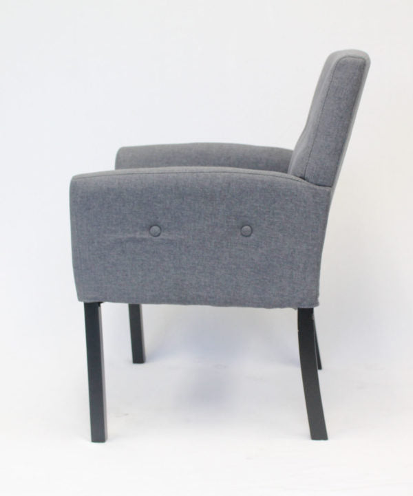 Boss Taylor B669BK Accent Chair - Modern Dining & Living Room Chair for Home, Office, or Restaurant Decor