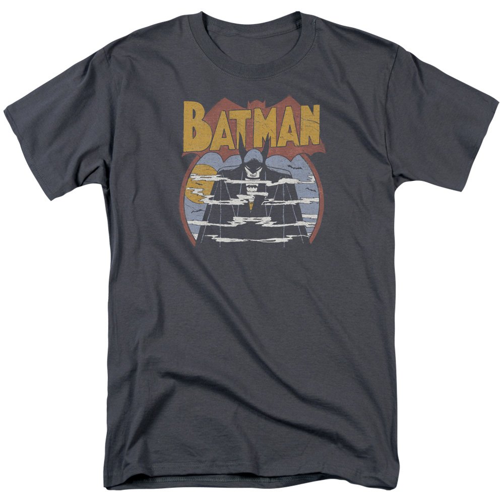 DC Comics Men's Foggy Classic Graphic T-Shirt - XX-Large Charcoal Gray - Superhero Casual Wear for Comic Fans & Everyday Comfort