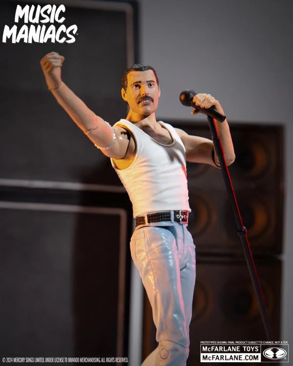 Freddie Mercury Action Figure - Limited Edition Collectible for Music Maniacs | Perfect for Queen Fans, Gift for Rock Music Lovers, Display for Home & Office Decor