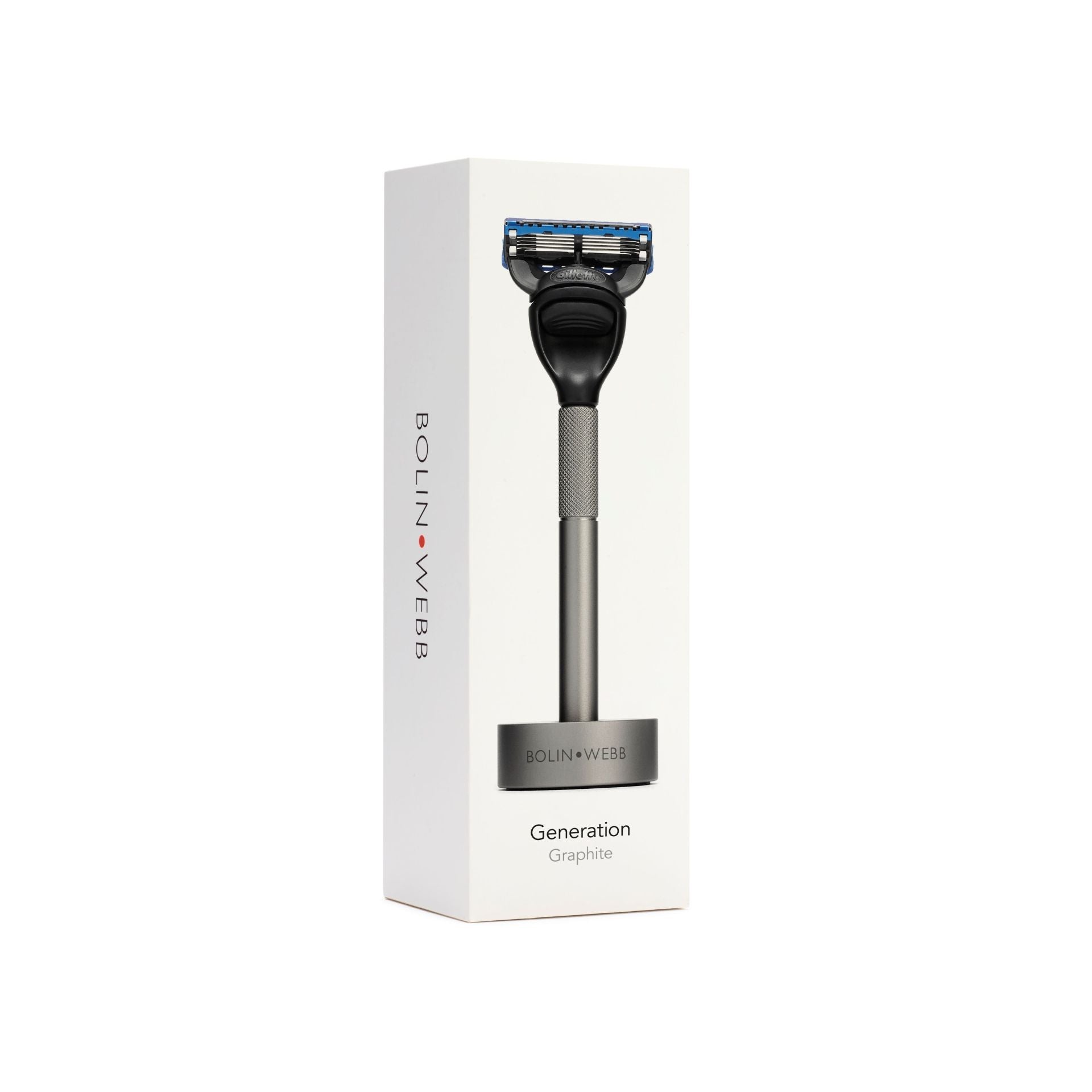 Premium Graphite Shaving Set for Men - Luxury Razor & Brush Kit with Stand - Perfect for Wet Shaving, Grooming Gifts & Travel Essentials
