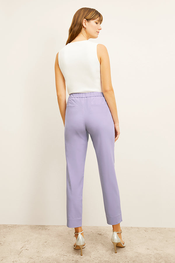 Colby Pant OrigamiTech - Light Orchid Women's Stretchable High-Waisted Yoga Pants for Workout, Lounge & Travel