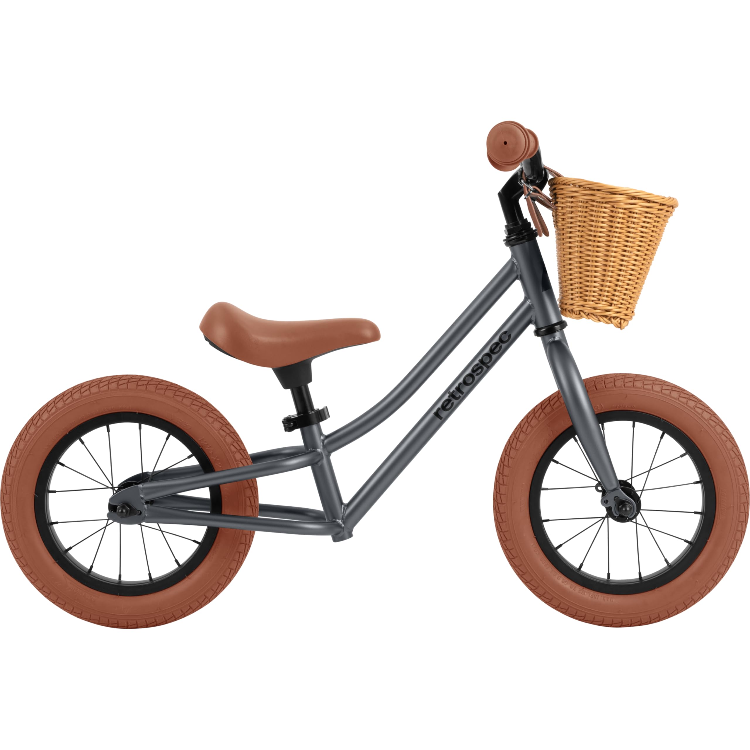 Retrospec Baby Beaumont Toddler Balance Bike - No Pedal Training Bike for Kids Ages 18 Months to 3 Years | Adjustable Seat & Air-Filled Tires | Perfect for Indoor & Outdoor Learning to Ride | Gift for Boys & Girls