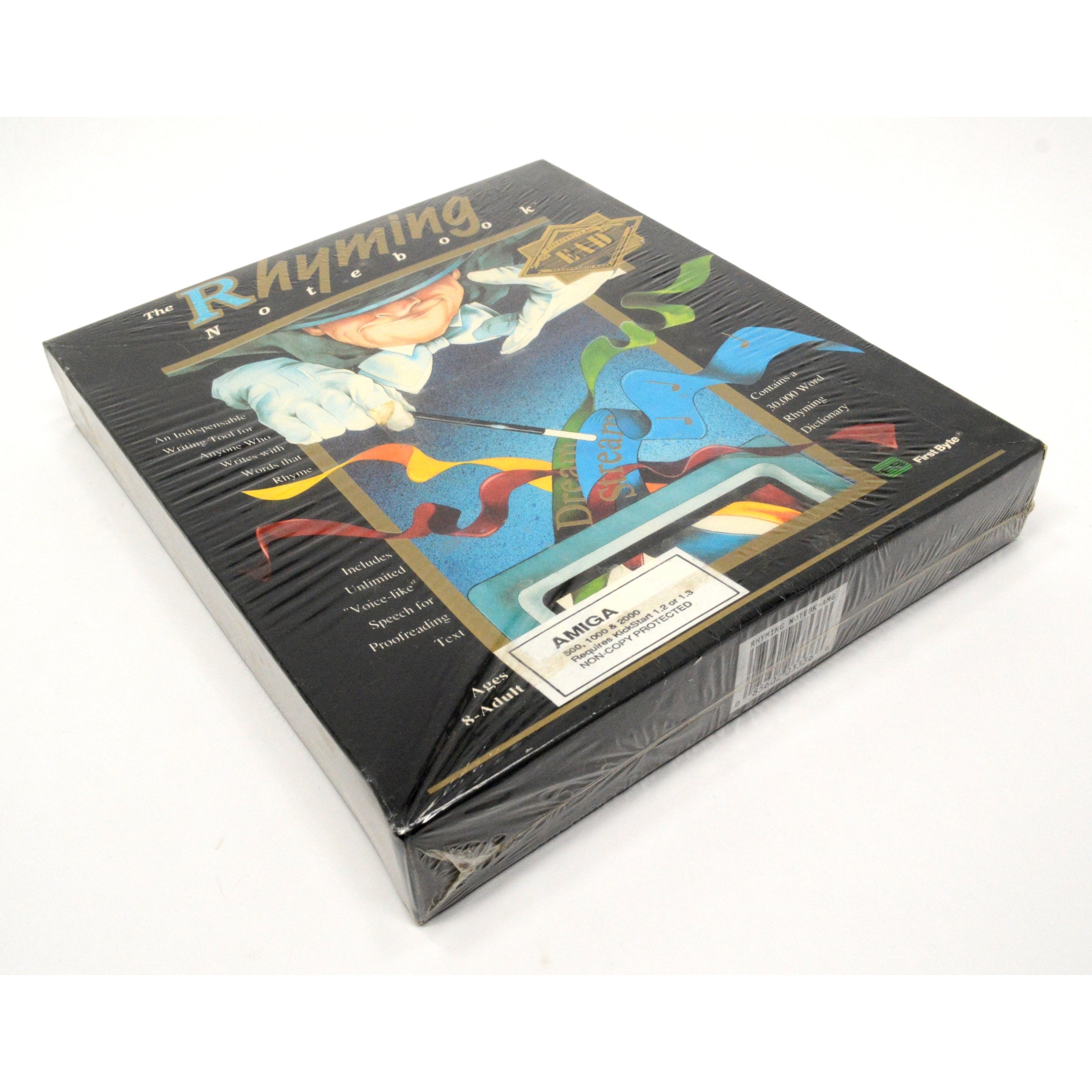 Brand New AMIGA THE RHYMING NOTEBOOK Computer Text Software - Factory Sealed | Perfect for Poetry Writing, Song Composition & Creative Writing Projects