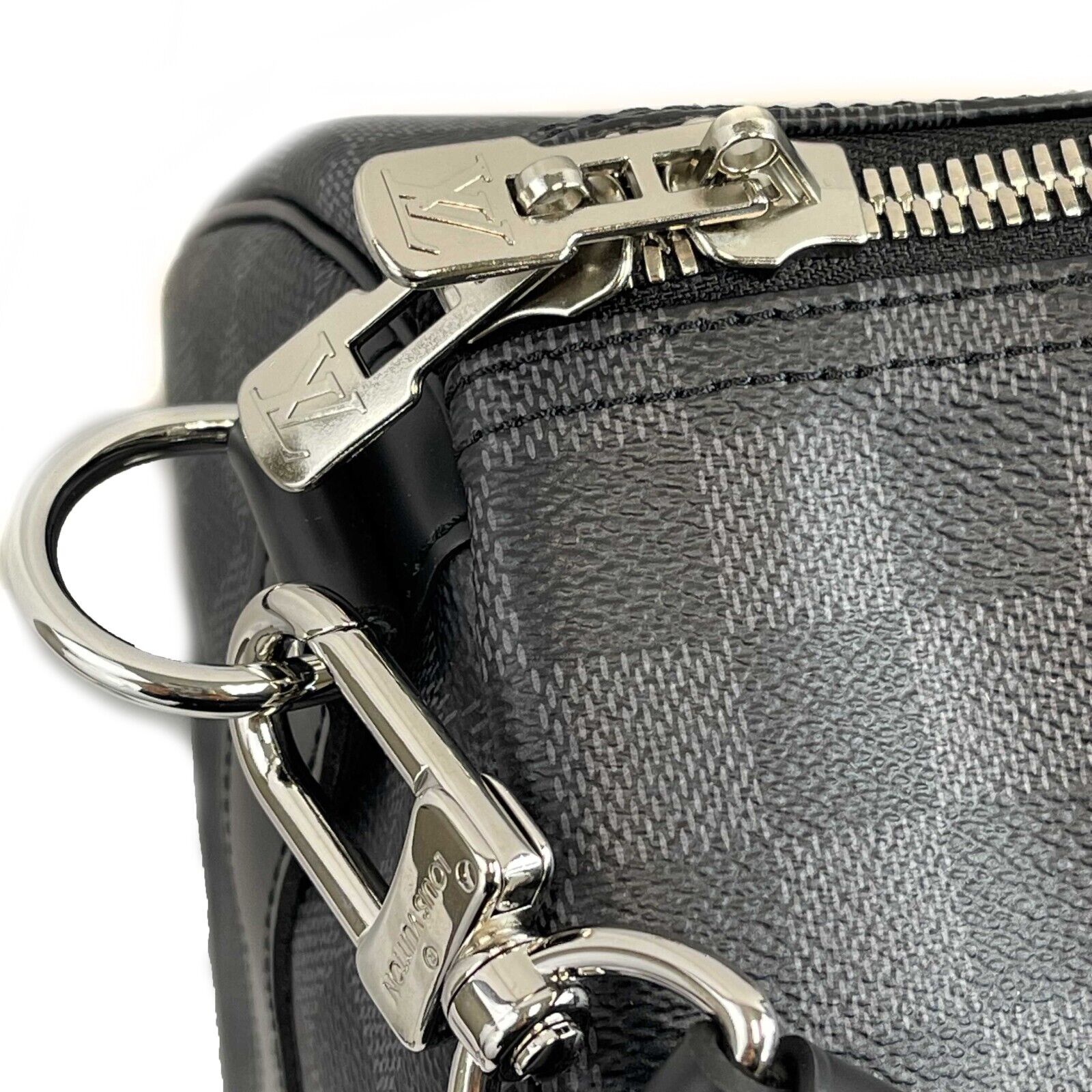 Authentic Louis Vuitton Keepall Bandouliere 55 Monogram Eclipse Duffle Bag with Dust Bag & Original Box - Perfect for Travel, Gym & Weekend Getaways