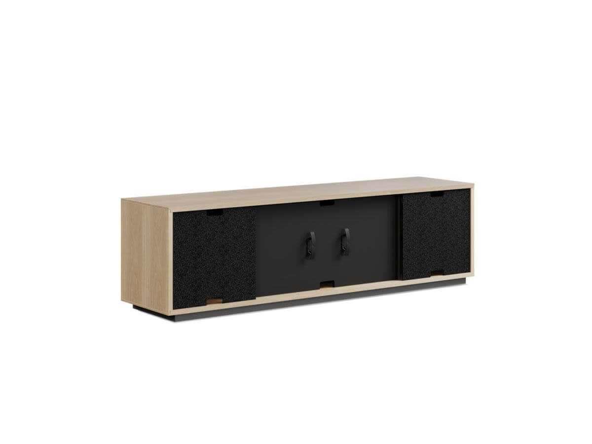BDI Profile 8479 Media Console - Modern TV Stand with Storage for Living Room, Home Theater & Entertainment Centers