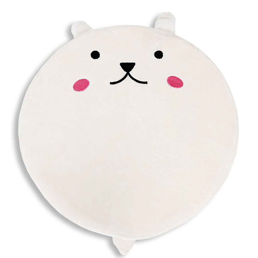 Memory Foam Bunny Face Pillow - Soft Plush Hopscotch The Bunny Stuffed Animal for Kids & Adults | Perfect for Nursery Decor, Bedroom Cuddling, and Stress Relief Gifts