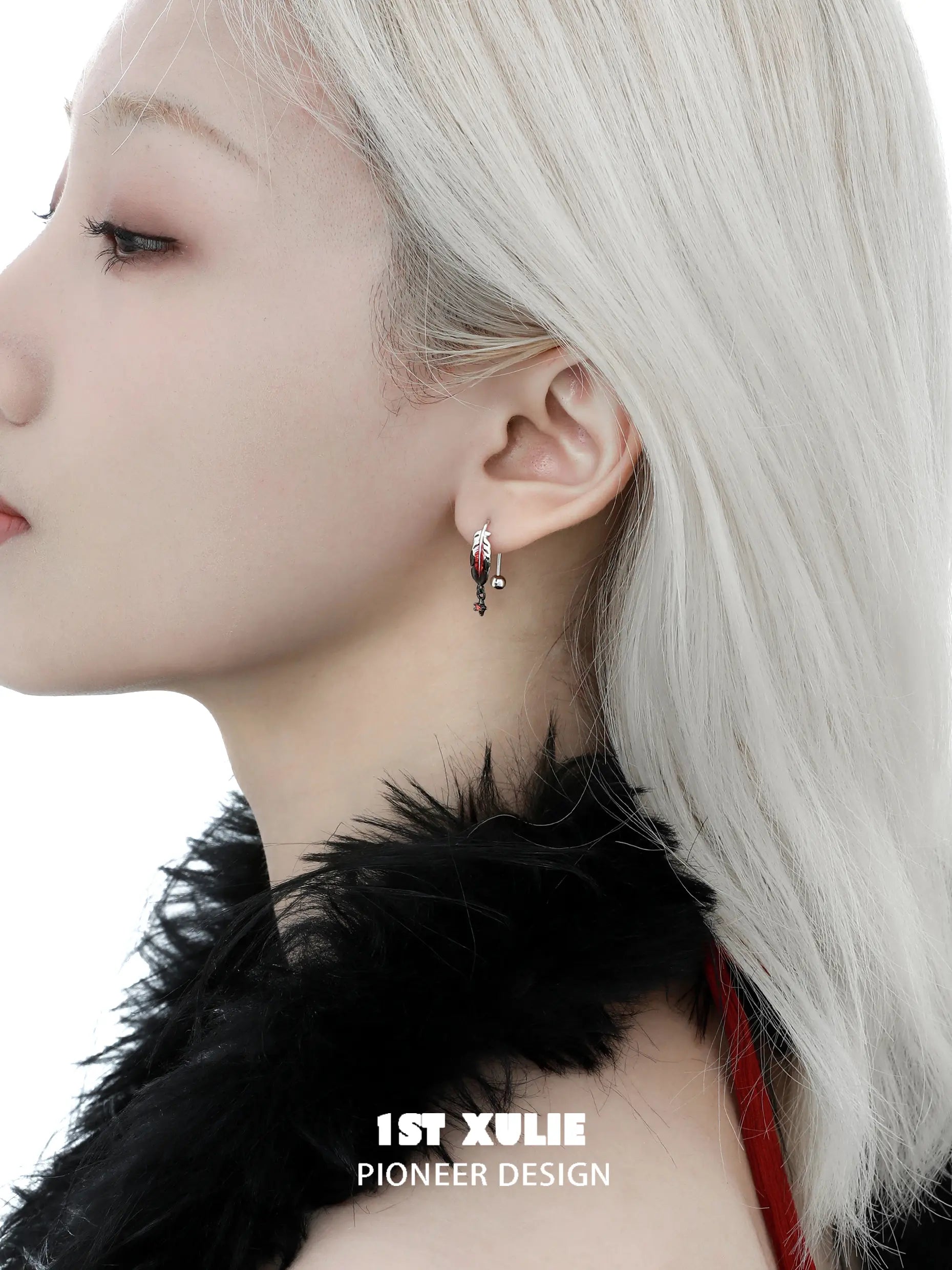 925 Sterling Silver Feather Earrings for Women - Soaring Cranes Design - Lightweight Dangle Earrings for Daily Wear, Parties & Special Occasions