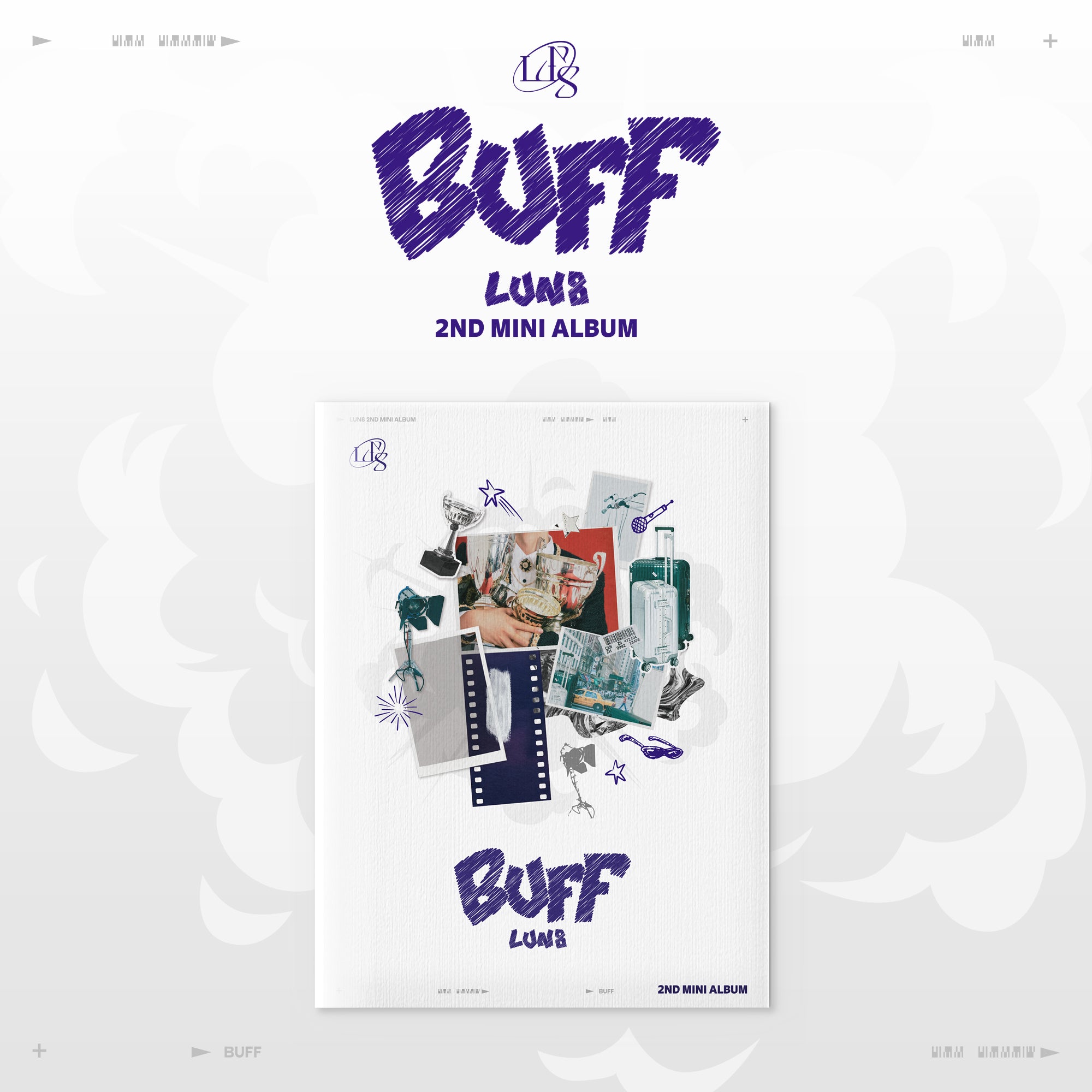 LUN8 2ND MINI ALBUM 'BUFF' - Kpop Music CD with Photobook & Poster - Perfect for Kpop Fans Collection & Gift Giving