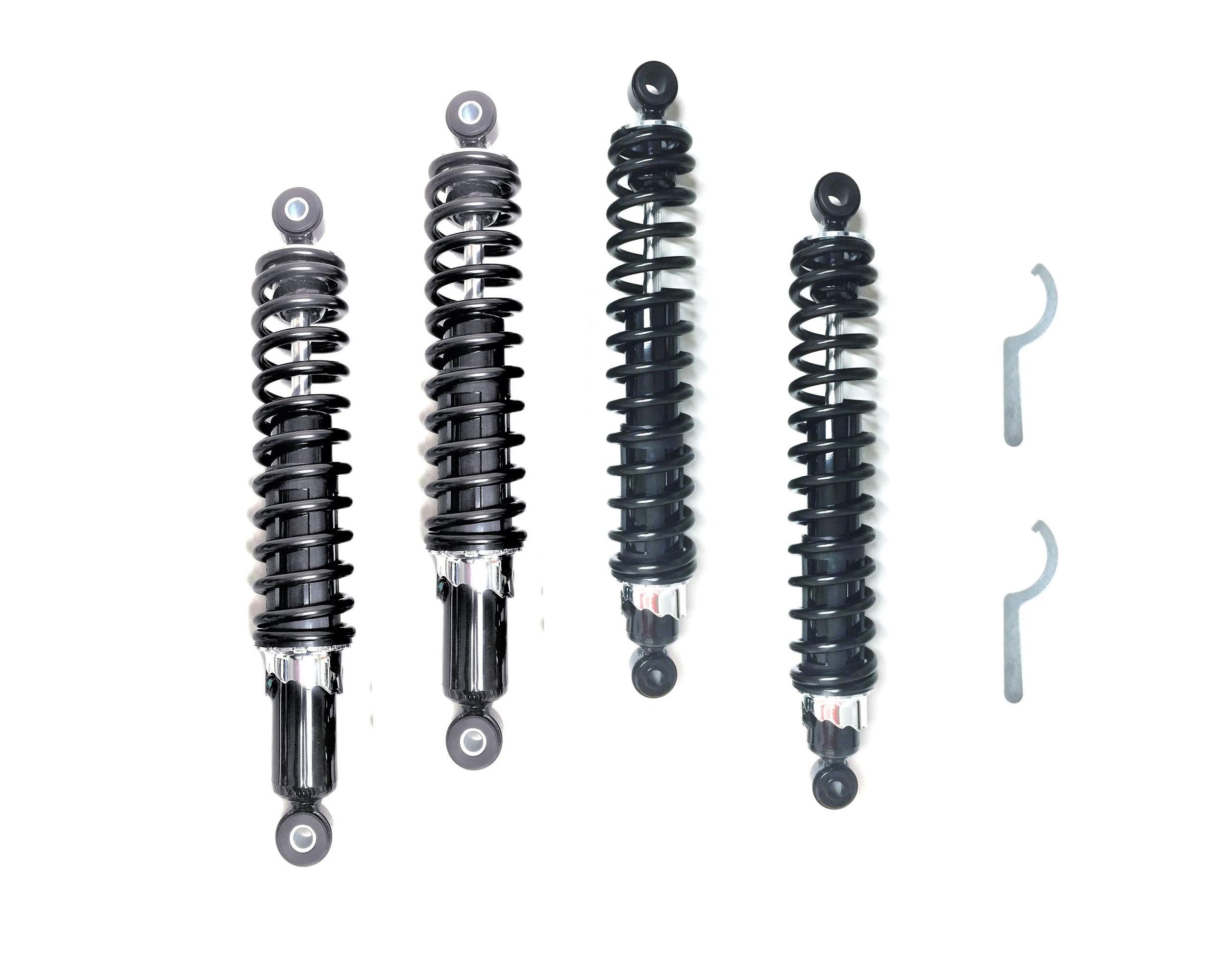 DTA Complete Coil-over Springs & Shocks Kit - OE Replacement for 2001-2014 Honda Foreman Rubicon 500 ATV - Off-Road, Trail Riding & Heavy-Duty Performance Upgrade