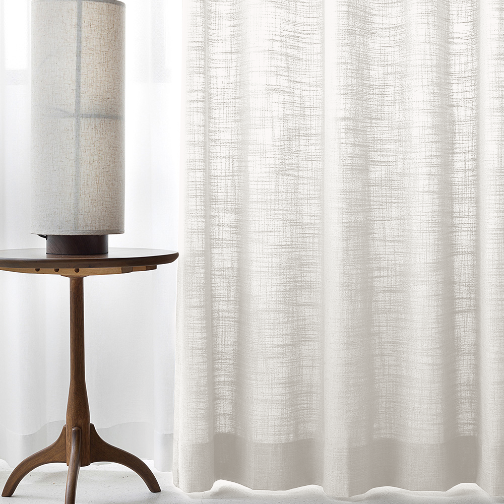 Pinch Pleated Blackout Curtains - 100% Linen Fabric, Thermal Insulated, Noise Reducing for Bedroom & Living Room - Modern Custom Drapes in Natural Burlywood & Birch Colors - Perfect for Home Theater, Nursery & Light Control