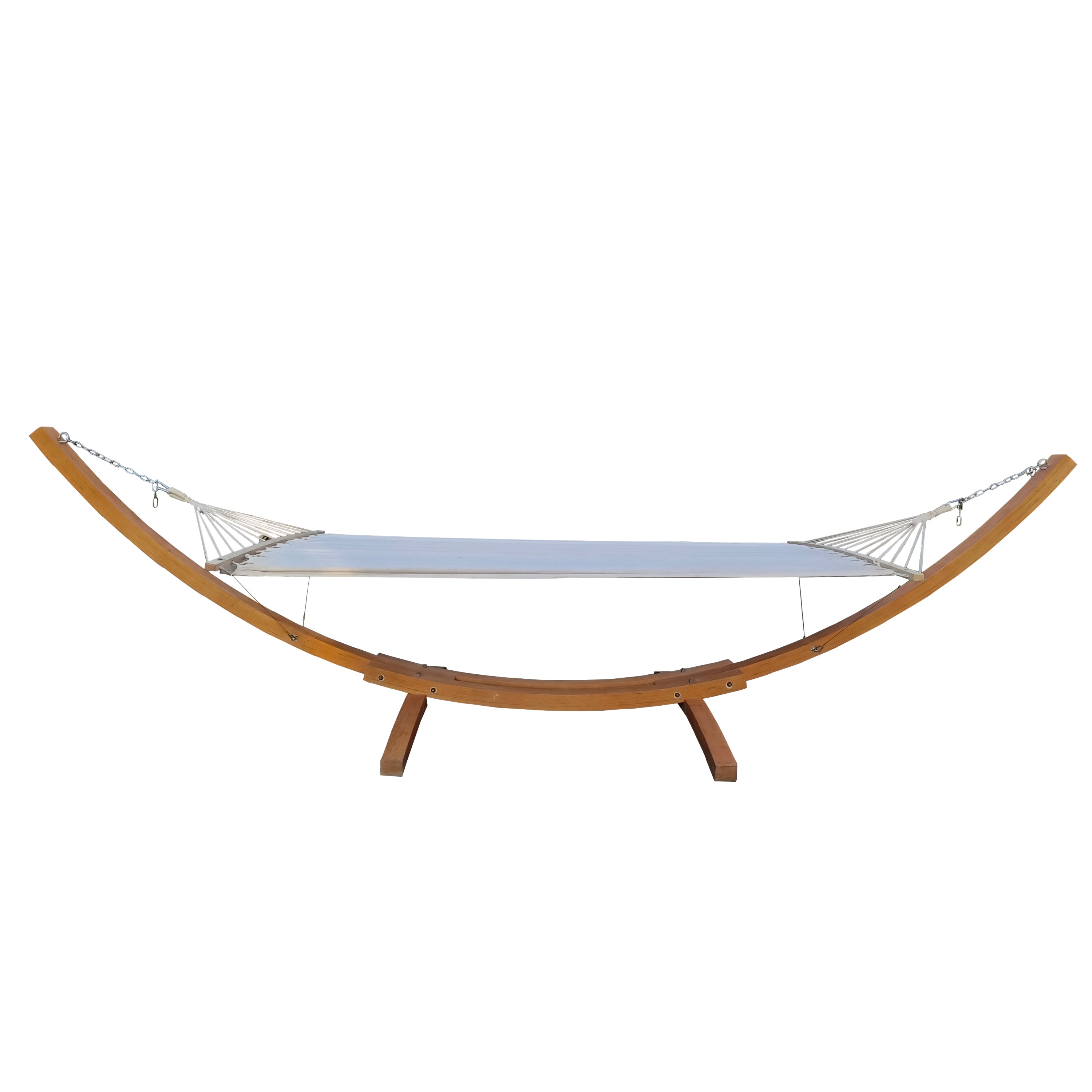 1 Person Hammock with Stand Set - Portable Indoor/Outdoor Hammock for Camping, Backyard & Patio - Sturdy Plywood Frame & Durable Canvas Fabric - Perfect for Relaxation & Lounging