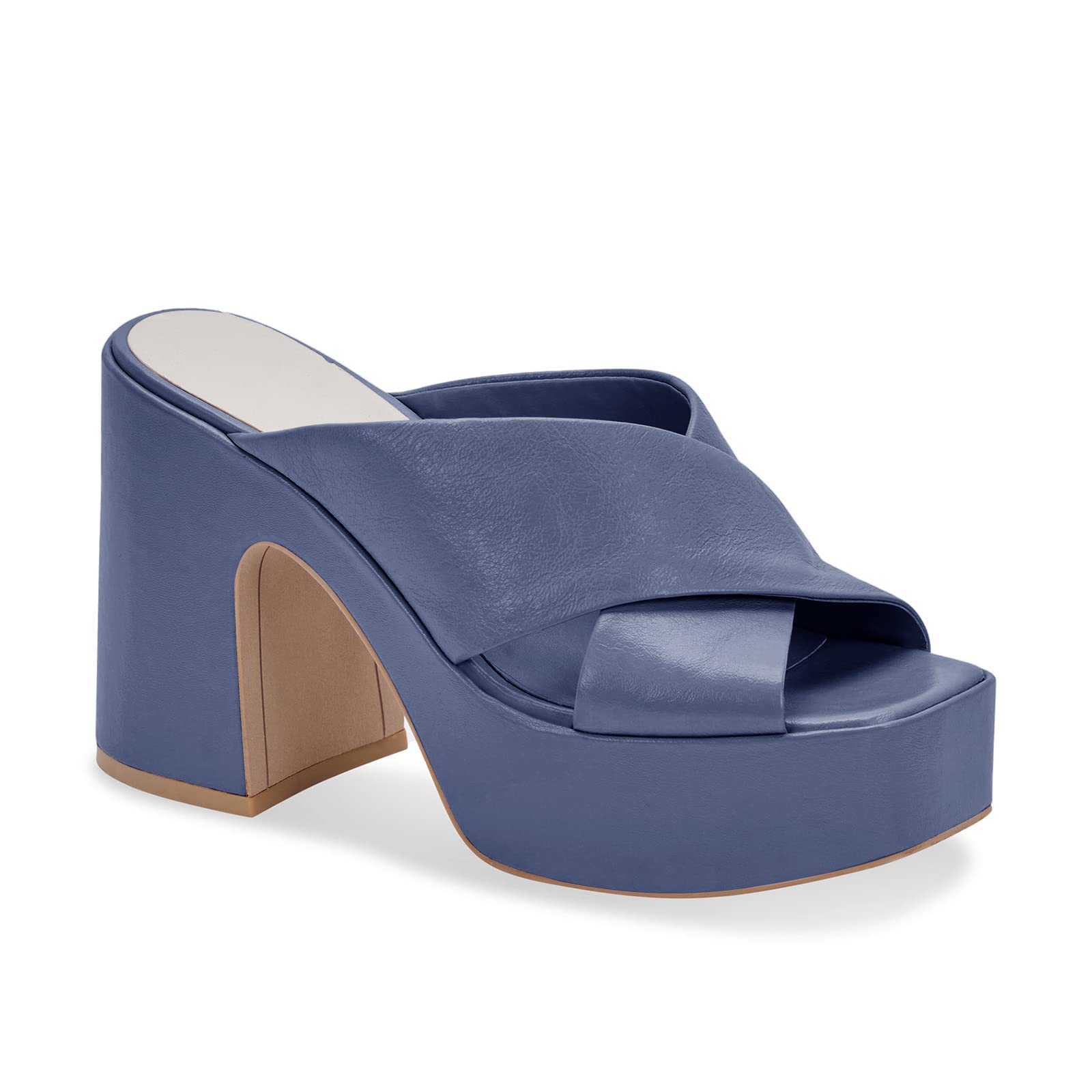 Women's Open Toe Wedge Sandals - Comfortable Summer Platform Shoes for Casual Outings, Beach & Vacation | Non-Slip Cushioned Footbed