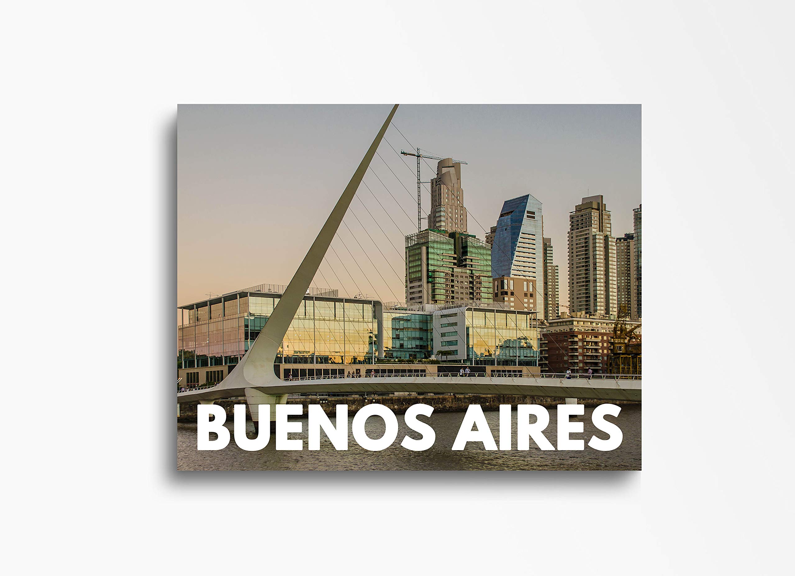 Buenos Aires Skyline Canvas Wall Art - 16x20 Inch Downtown Cityscape Painting for Living Room, Bedroom, Office Decor | Ready to Hang Home Decor | Perfect for Modern Interior Design & Gift Ideas