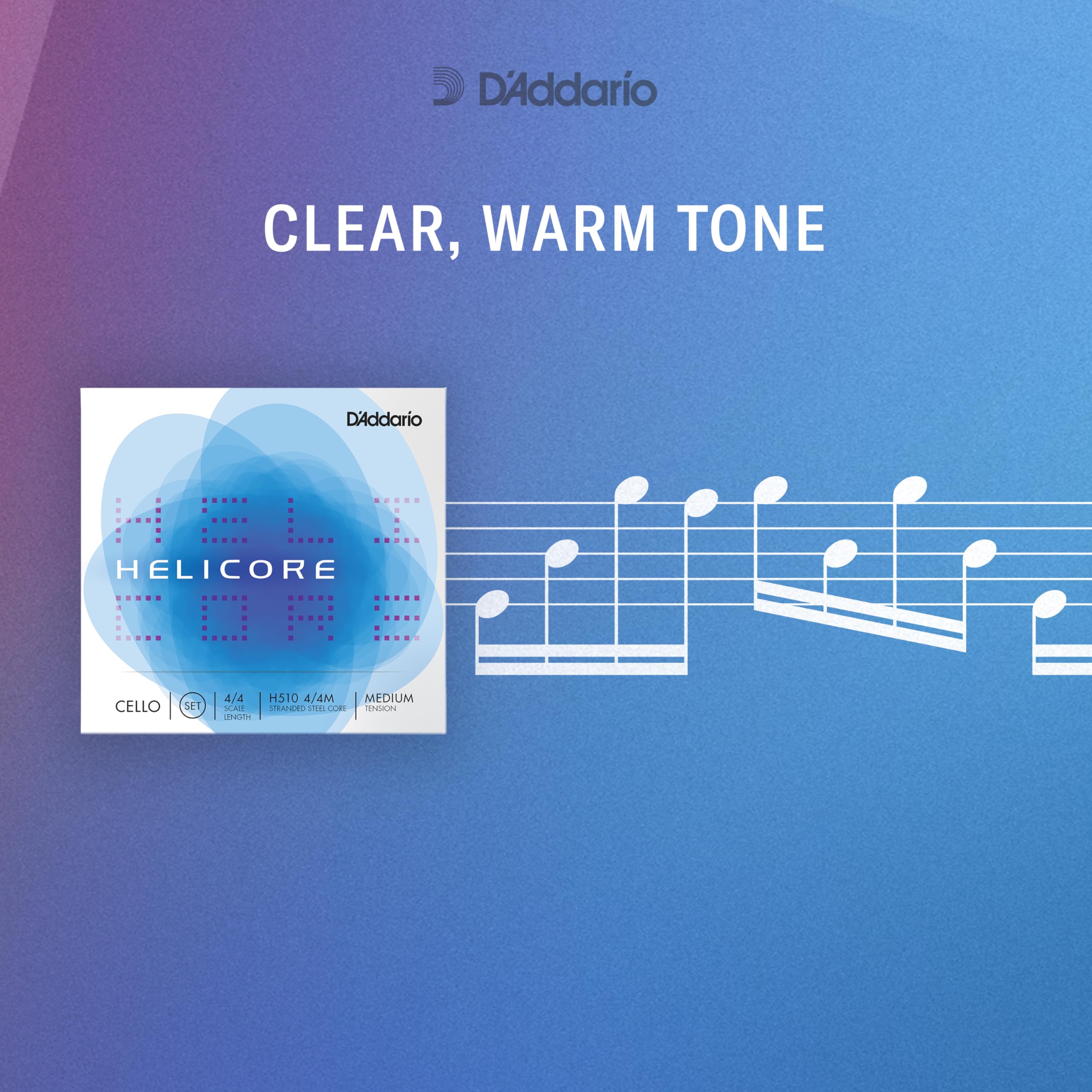 D'Addario Helicore Violin G String - 1/8 Scale Medium Tension for Student & Professional Violins | Perfect for Practice, Performances & Orchestral Playing