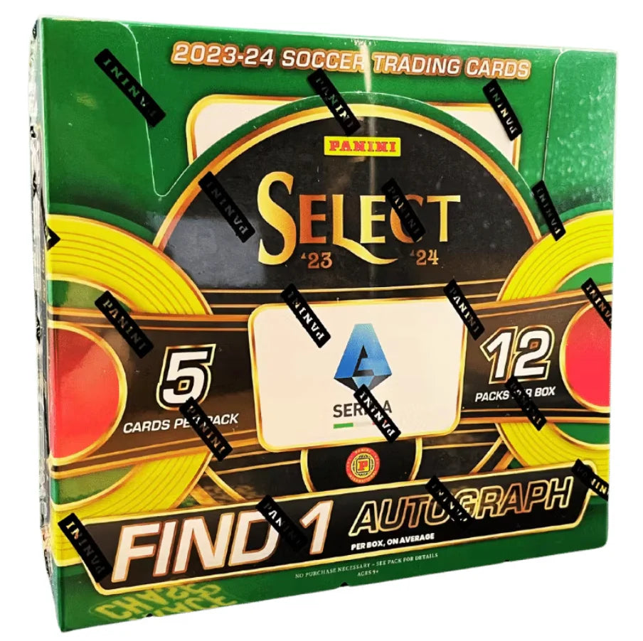 2023-24 Panini Select Serie A Soccer International Hobby Box - Premium Trading Cards Collection for Soccer Fans & Collectors - Perfect for Gifts, Investments, and Game Day Excitement