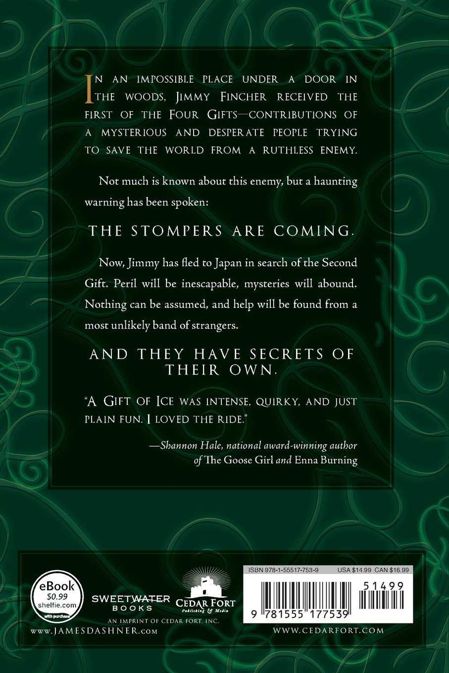 The Gift of Ice (The Jimmy Fincher Saga Book 2) by James Dashner - Paperback Edition | Perfect for Fantasy Readers & Teen Adventure Book Lovers