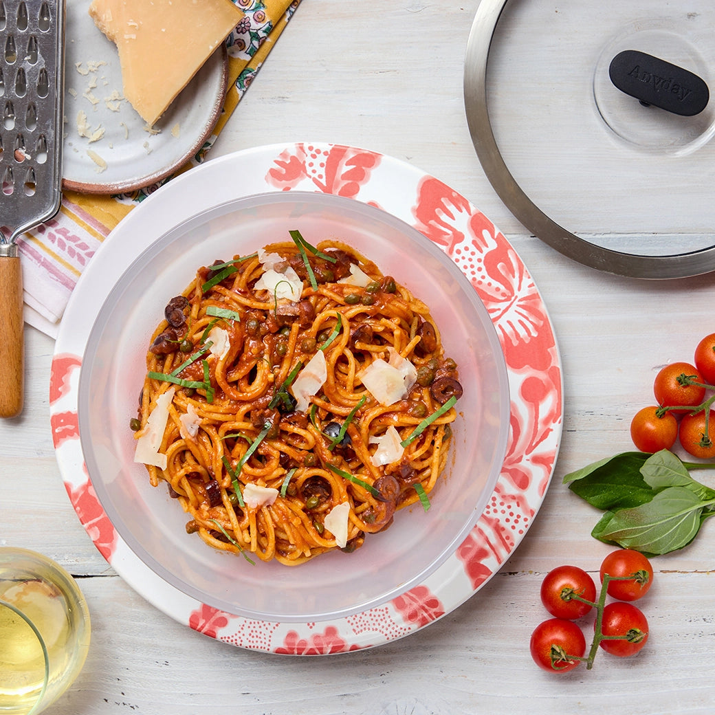 Authentic Italian Puttanesca Sauce - Classic Tomato, Olive & Caper Pasta Sauce for Spaghetti, Linguine & Italian Dishes - Perfect for Weeknight Dinners & Italian-Themed Parties