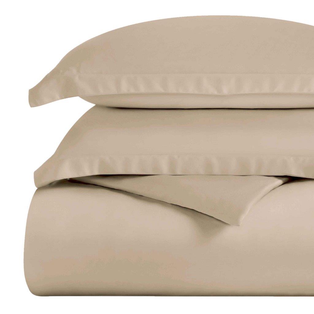 Premium 100% Egyptian Cotton Duvet Cover Set - 300 Thread Count, Breathable & Soft Bedding for All Seasons - Perfect for Master Bedroom, Guest Room & Luxury Hotels