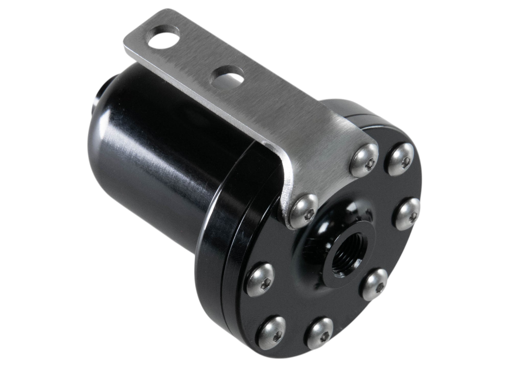 RIFE Back Pressure Dampening Canister with Mount - High Performance Exhaust Silencer for Cars, Trucks & Motorcycles - Reduce Noise & Improve Engine Efficiency