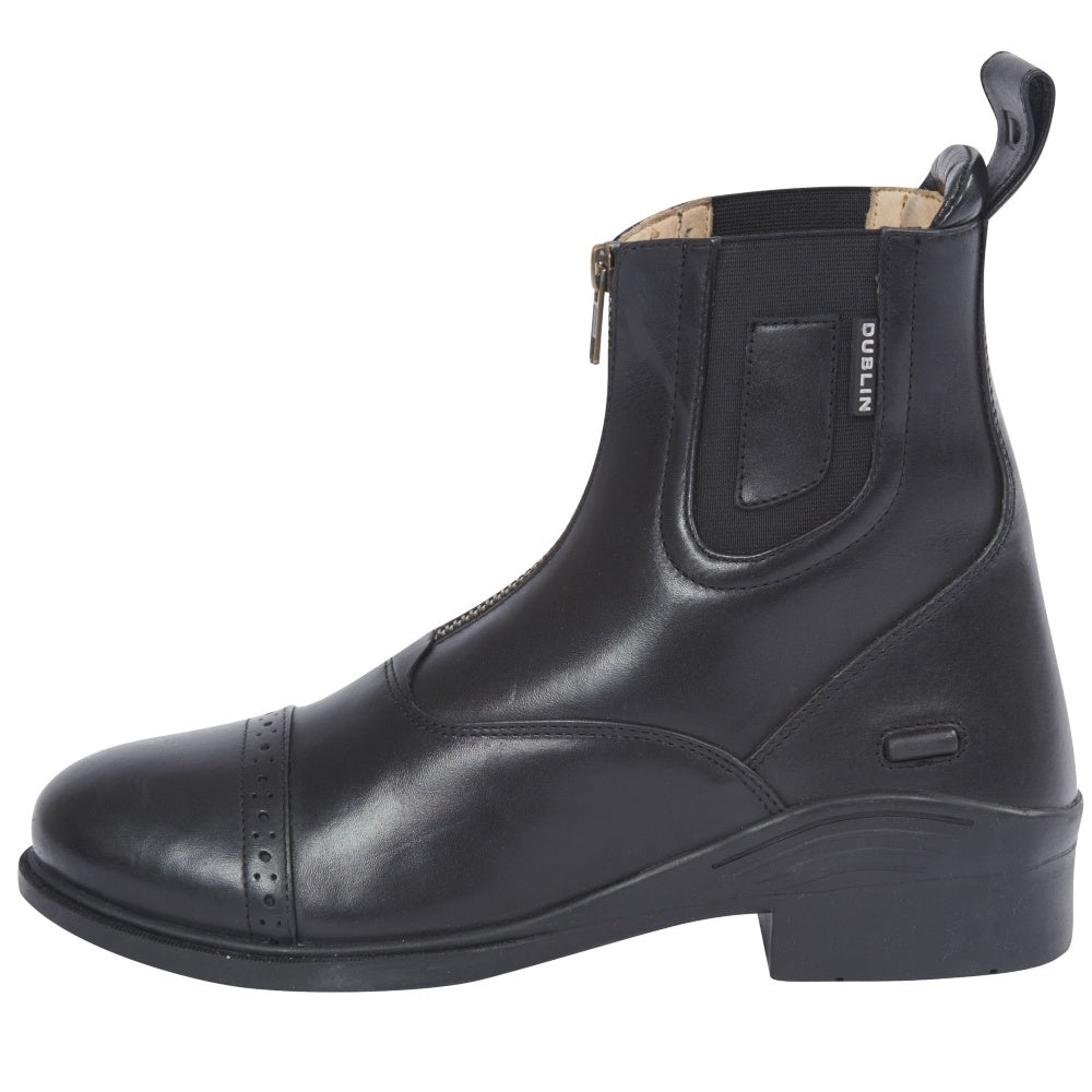 Dublin Evolution Zip Front Paddock Boots for Women - Waterproof Equestrian Riding Boots with Side Zipper - Perfect for Horseback Riding, Barn Work & Outdoor Activities