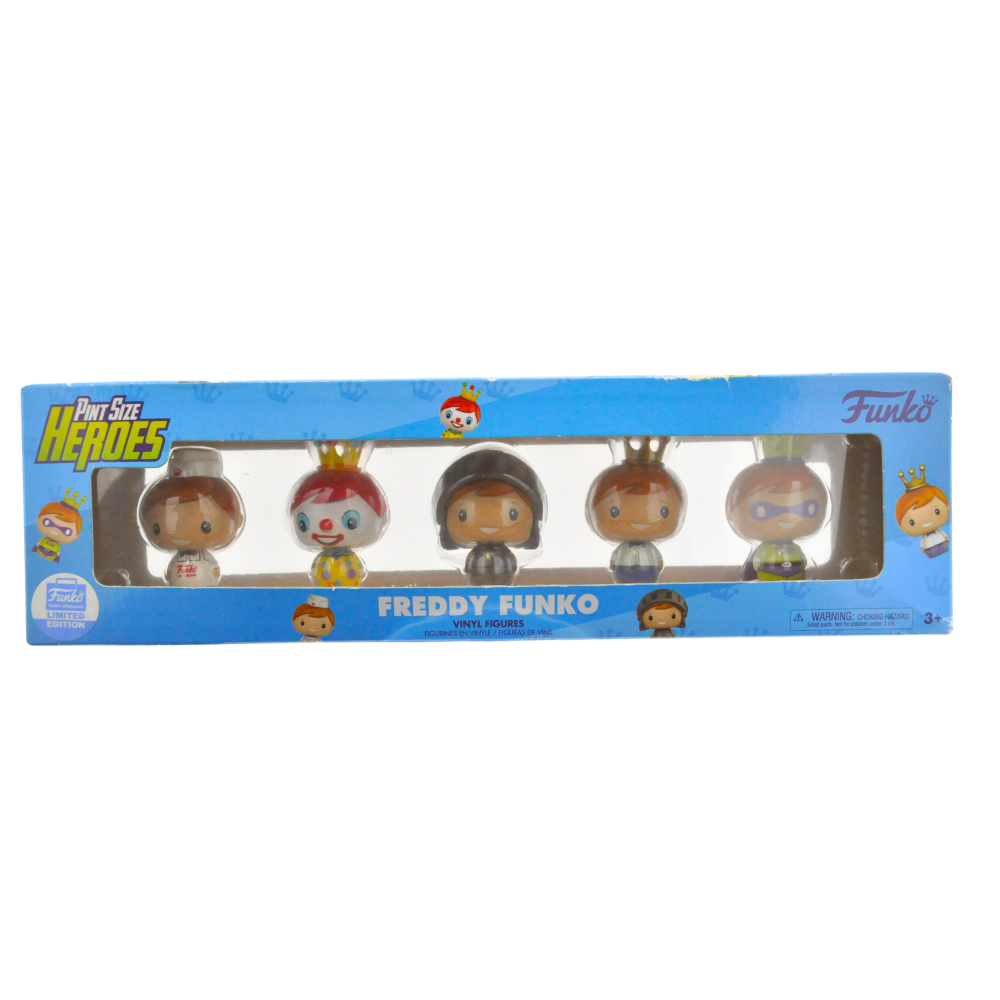Funko Pint Size Heroes Freddy Funko 5-Pack Exclusive Collectible Figures - Perfect for Display, Gifts & Pop Culture Fans