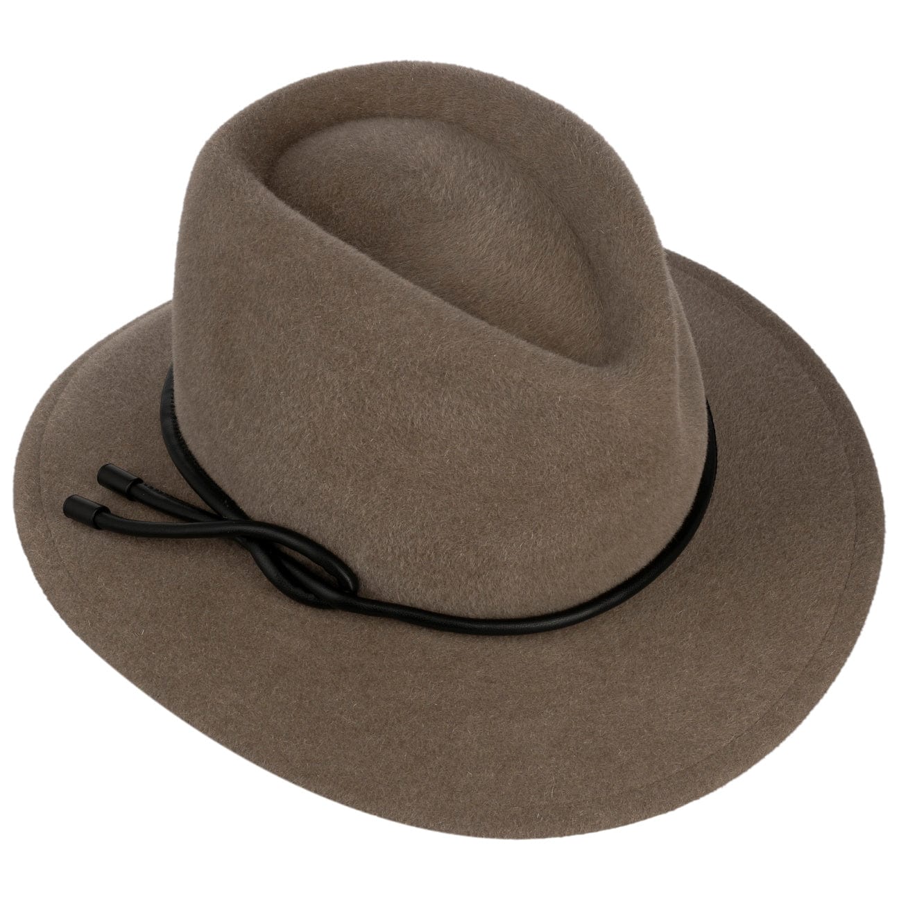 Mayser Pita Fur Felt Hat for Women & Men - Classic Fedora Style Winter Hat for Outdoor Activities, Travel & Fashion