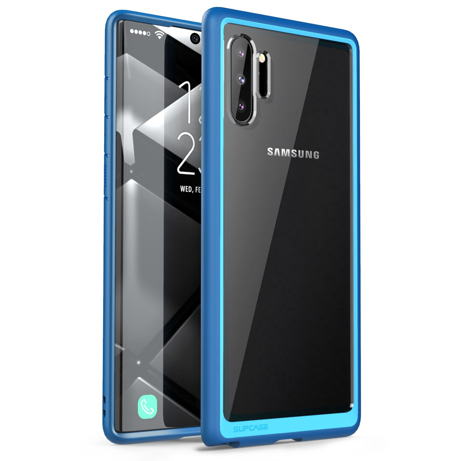 Samsung Galaxy Note 10 Clear Protective Case - Navy Blue Unicorn Beetle Style Slim Fit Cover | Perfect for Everyday Use, Office Work & Travel Protection
