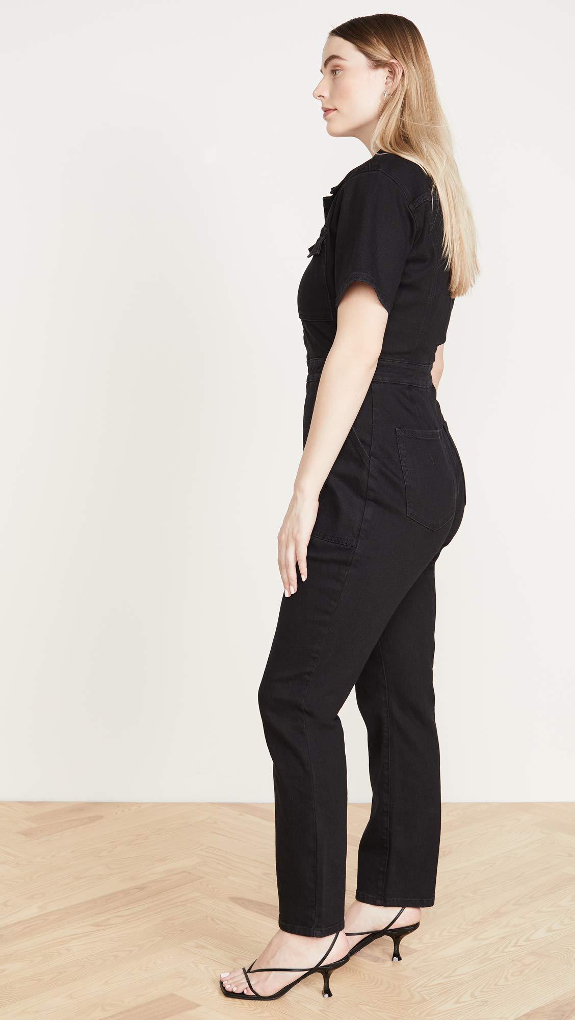 Good American Women's Utility Jumpsuit - Stylish & Comfortable One-Piece Outfit for Casual Wear, Work & Outdoor Activities | Plus Size Options Available