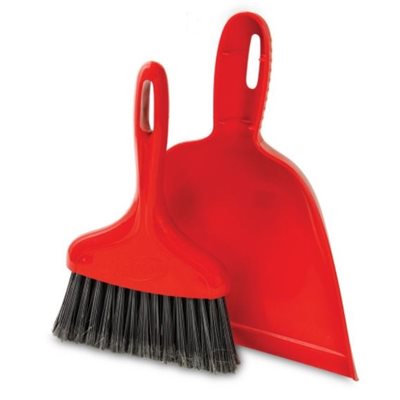 Libman Whisk Broom and Dustpan Set - Heavy Duty Cleaning Kit for Floors, Carpets, and Hard Surfaces - Perfect for Home, Kitchen, and Office Use