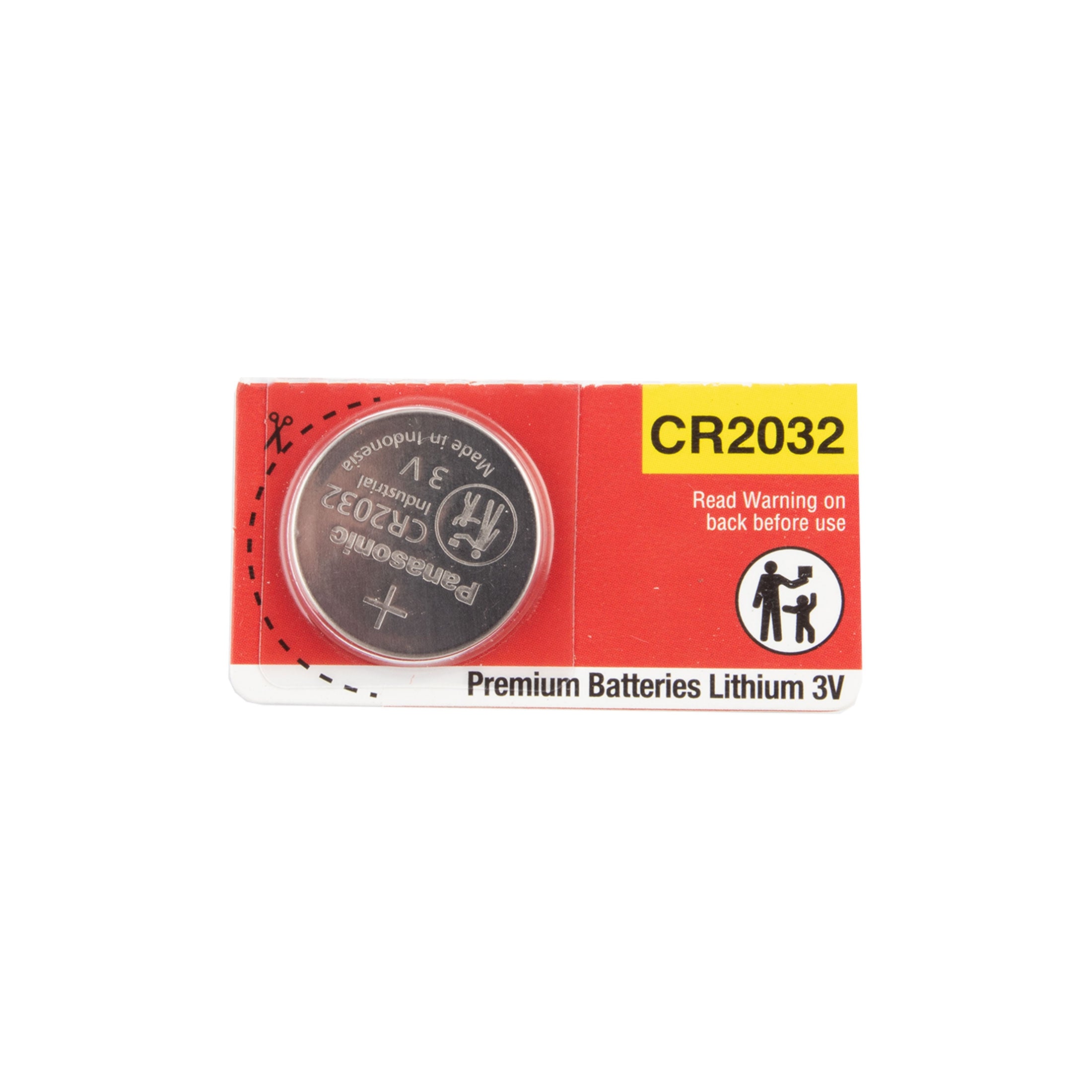 Panasonic CR2032 Lithium Coin Battery - 3V Long-Lasting Power for Watches, Key Fobs, Calculators & Medical Devices