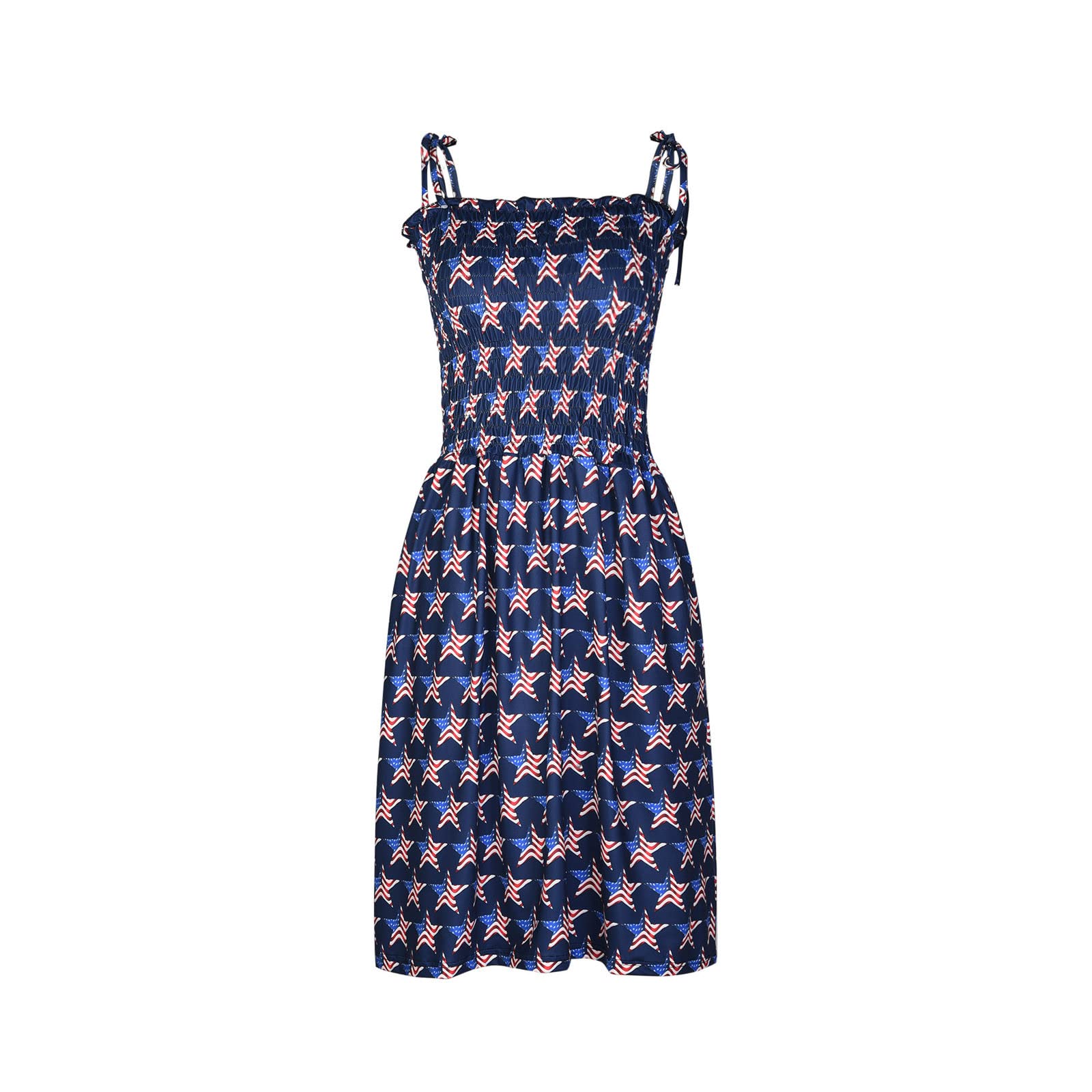 Blue Floral Print Women's Swim Dress - UPF 50+ Sun Protection Midi Swimwear for Beach & Pool | One Size Fits Most | Perfect for Vacation, Resort Wear & Summer Water Activities