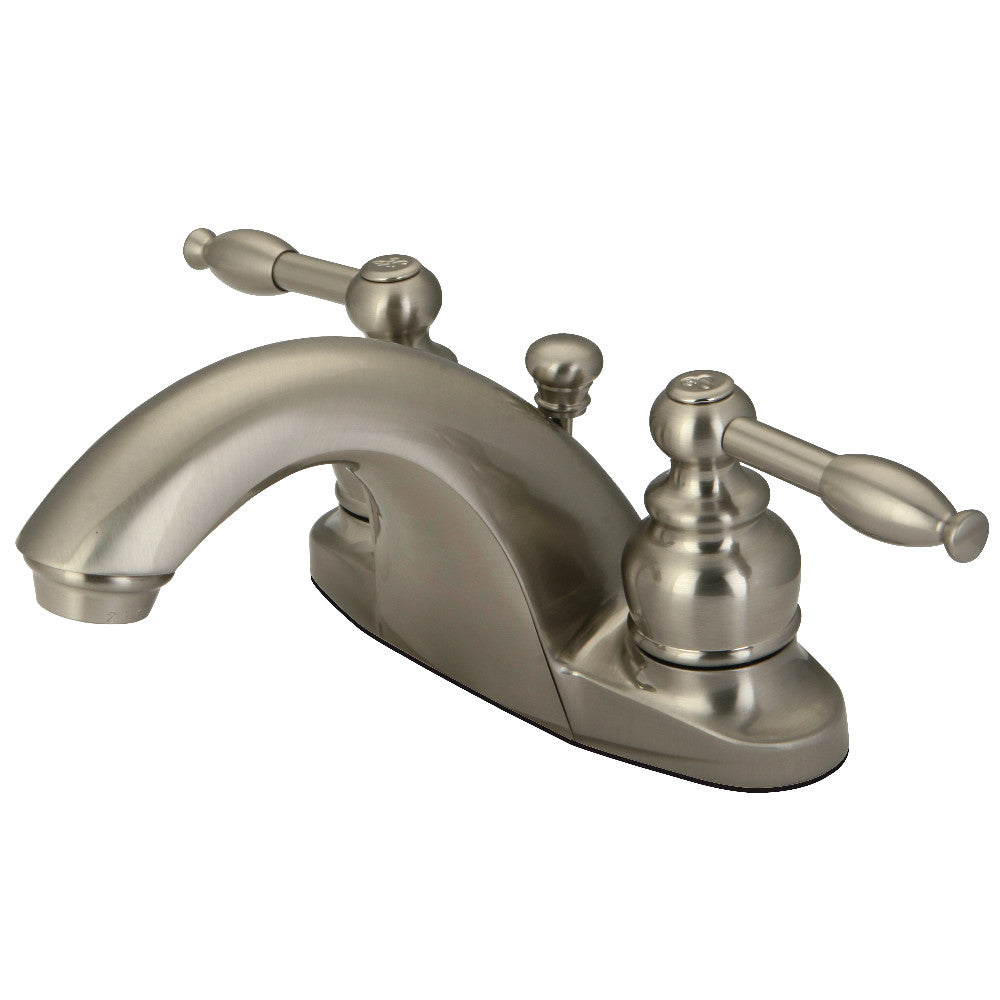 Kingston Brass KB7648KL 4-Inch Centerset Bathroom Faucet - Chrome Finish for Vanity Sinks, Powder Rooms & Guest Bathrooms