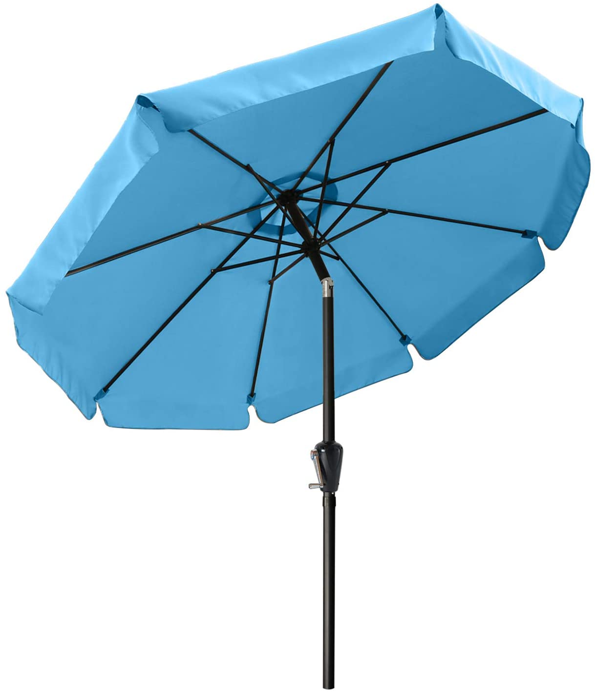 ABCCANOPY 7.5FT/9FT/10FT Outdoor Market Umbrella with Tilt & Crank - Heavy Duty Patio, Poolside, Beach, and Garden Shade Solution