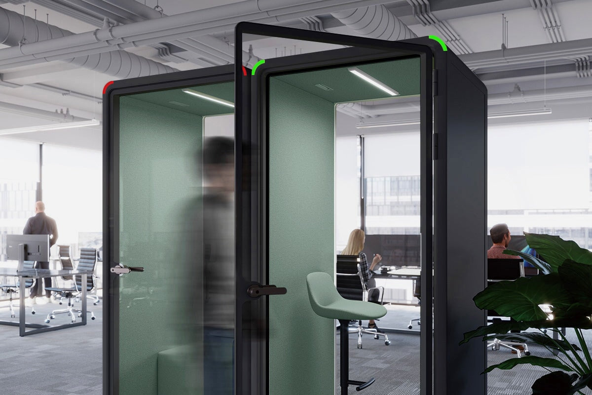 Soundproof Phone Booth with Echo Panel & Fabric - Portable Privacy Pod for Office, Home & Remote Work - Ideal for Calls, Meetings & Focus Sessions