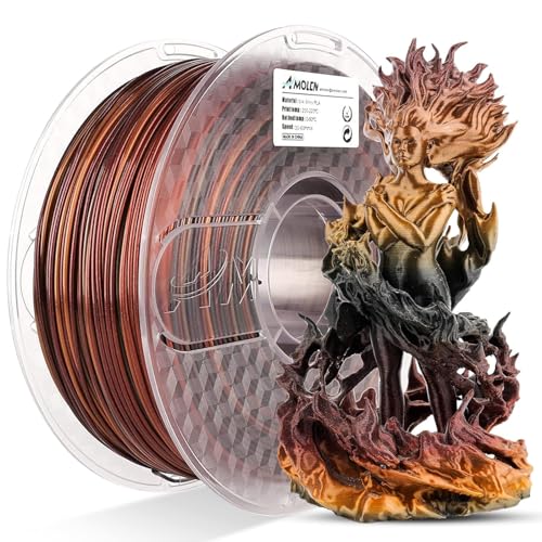 1kg-silk Gradient Black Red Gold