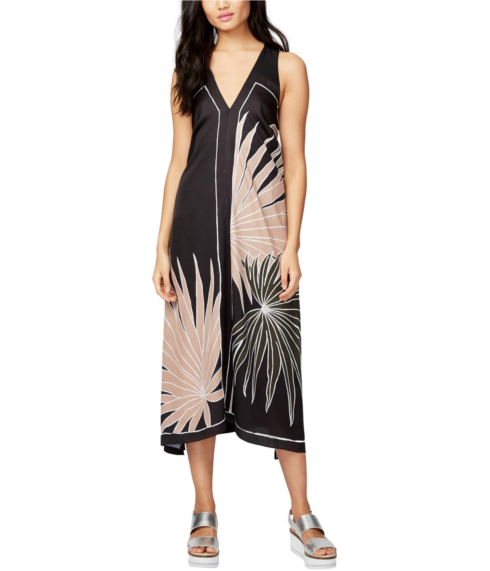 Rachel Roy Women's Cross Back Maxi Dress - Black, X-Small | Elegant Summer Dress for Beach Vacations, Weddings & Evening Parties