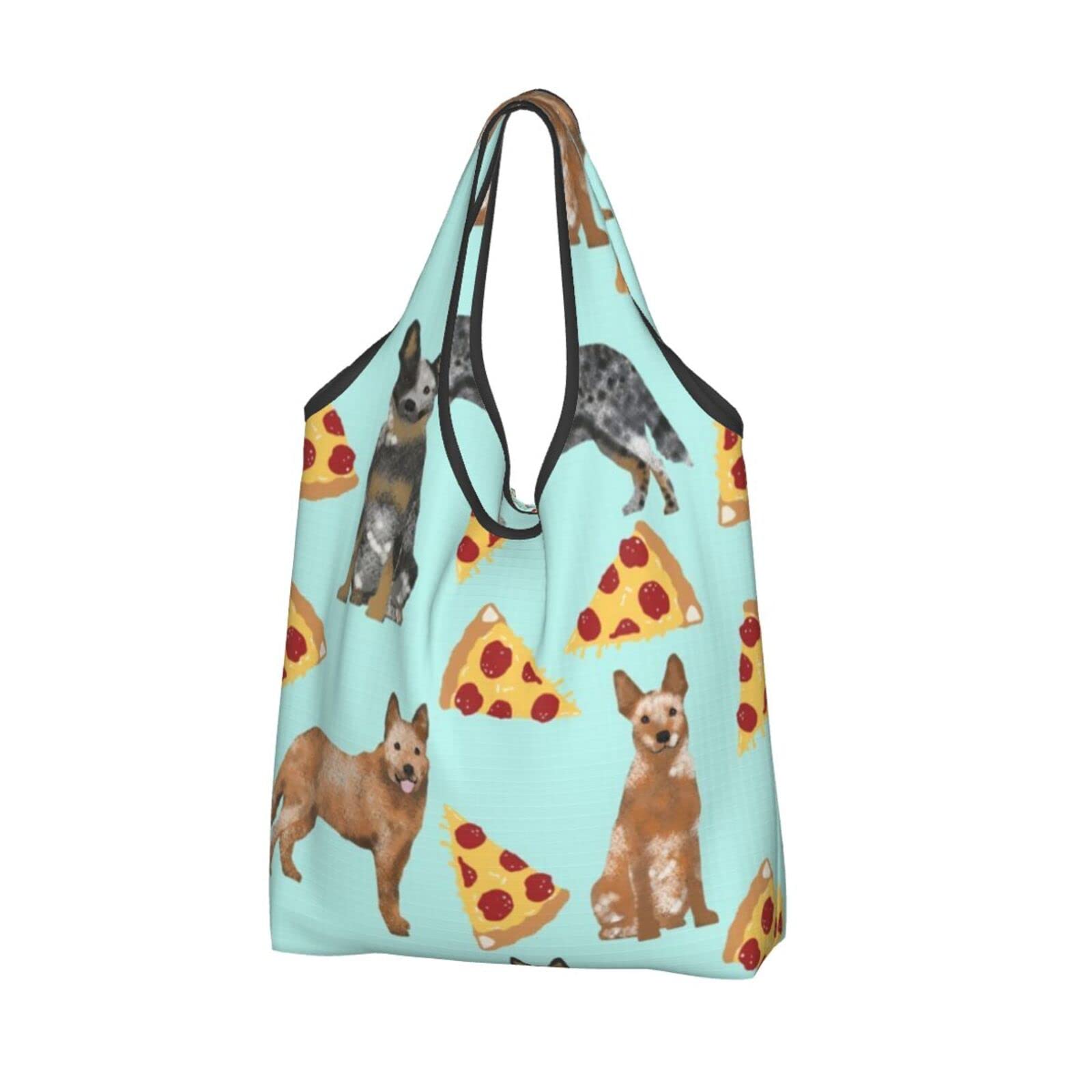 Eco-Friendly Reusable Grocery Bags - Washable Foldable Shopping Tote with Storage Pouch - Bulk Pack for Groceries, Farmers Market & Beach Trips - Cute Kitchen Storage Solution