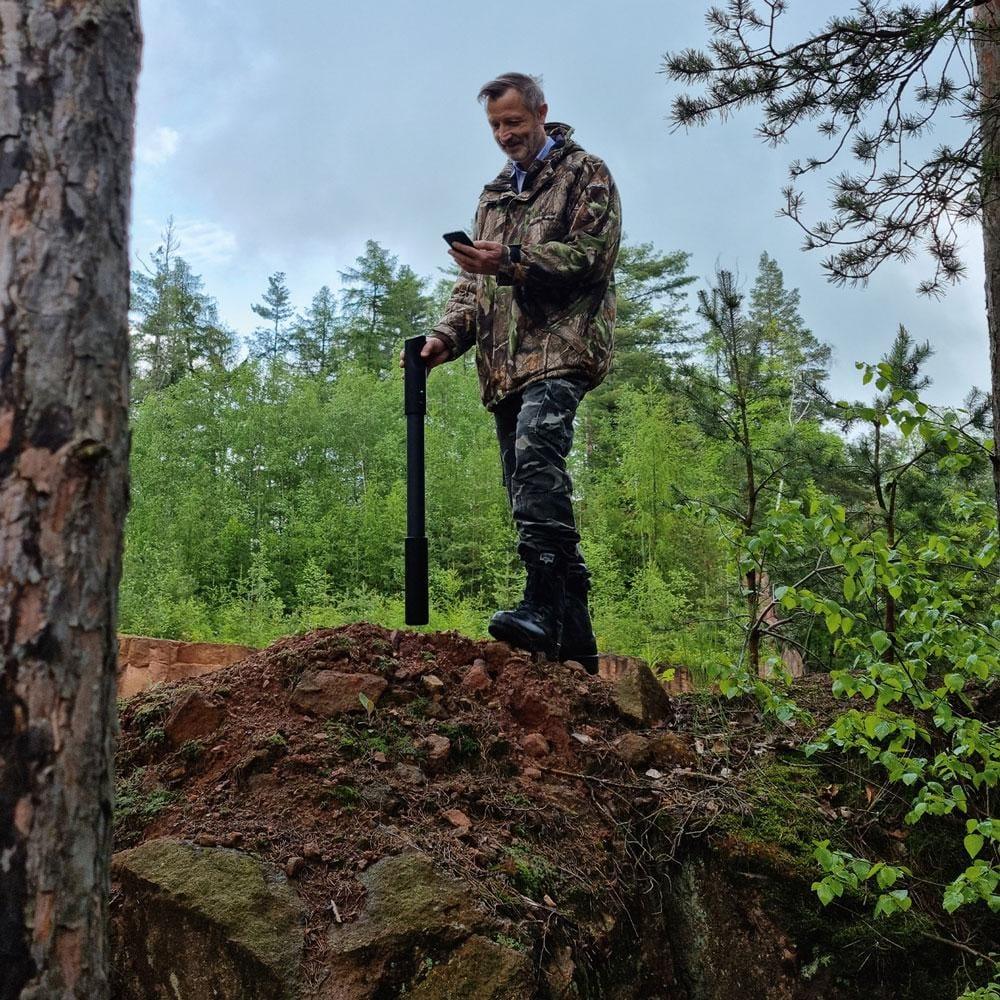 OKM Fusion Light 3D Ground Scanner - Professional Underground Metal Detector for Treasure Hunting, Archaeology & Utility Detection | Perfect for Outdoor Exploration, Gold Prospecting & Construction Site Surveys