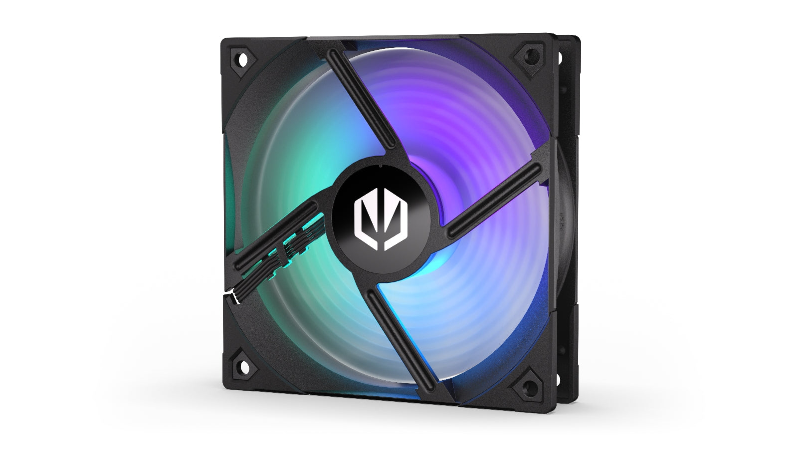 Endorfy Fluctus 120 PWM ARGB PC Cooling Fan - 120mm RGB Case Fan with PWM Control & Vibrant Lighting (EY4A002) for Gaming PC, Workstation, and Custom PC Builds