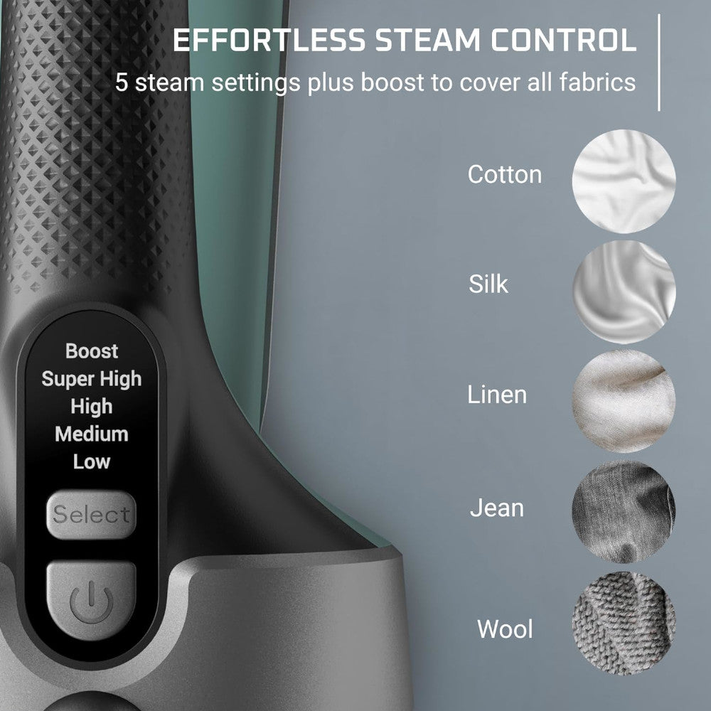 ROWENTA DR8820U1 Pure Force 2-in-1 Steamer and Iron - Powerful Garment Care for Wrinkles & Stubborn Creases | Home & Professional Use | Blemished Packaging with Full Warranty | Perfect for Clothes, Curtains & Upholstery