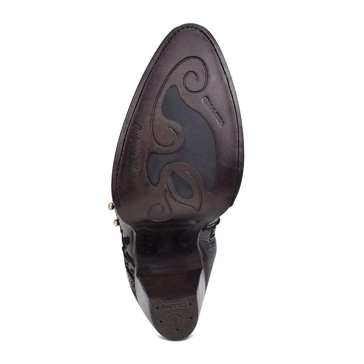 Women's Cuadra Black Western Cowgirl Cowhide Leather Ankle Boots - Stylish & Comfortable for Rodeo, Country Dancing & Everyday Wear