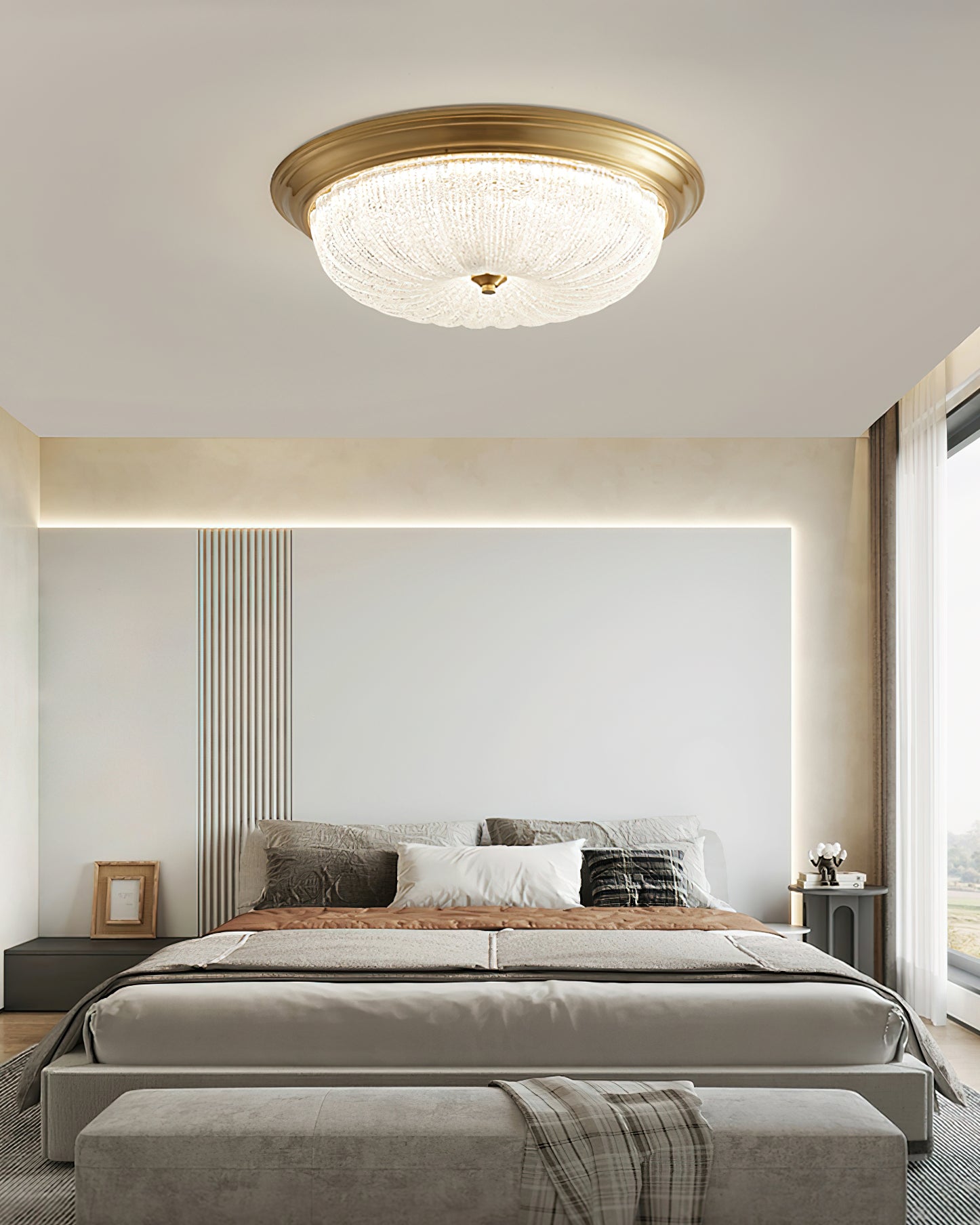 Emily Modern Ceiling Light Fixture - Elegant LED Chandelier for Living Room, Bedroom & Dining Room - Energy Efficient Dimmable Lighting for Home Decor