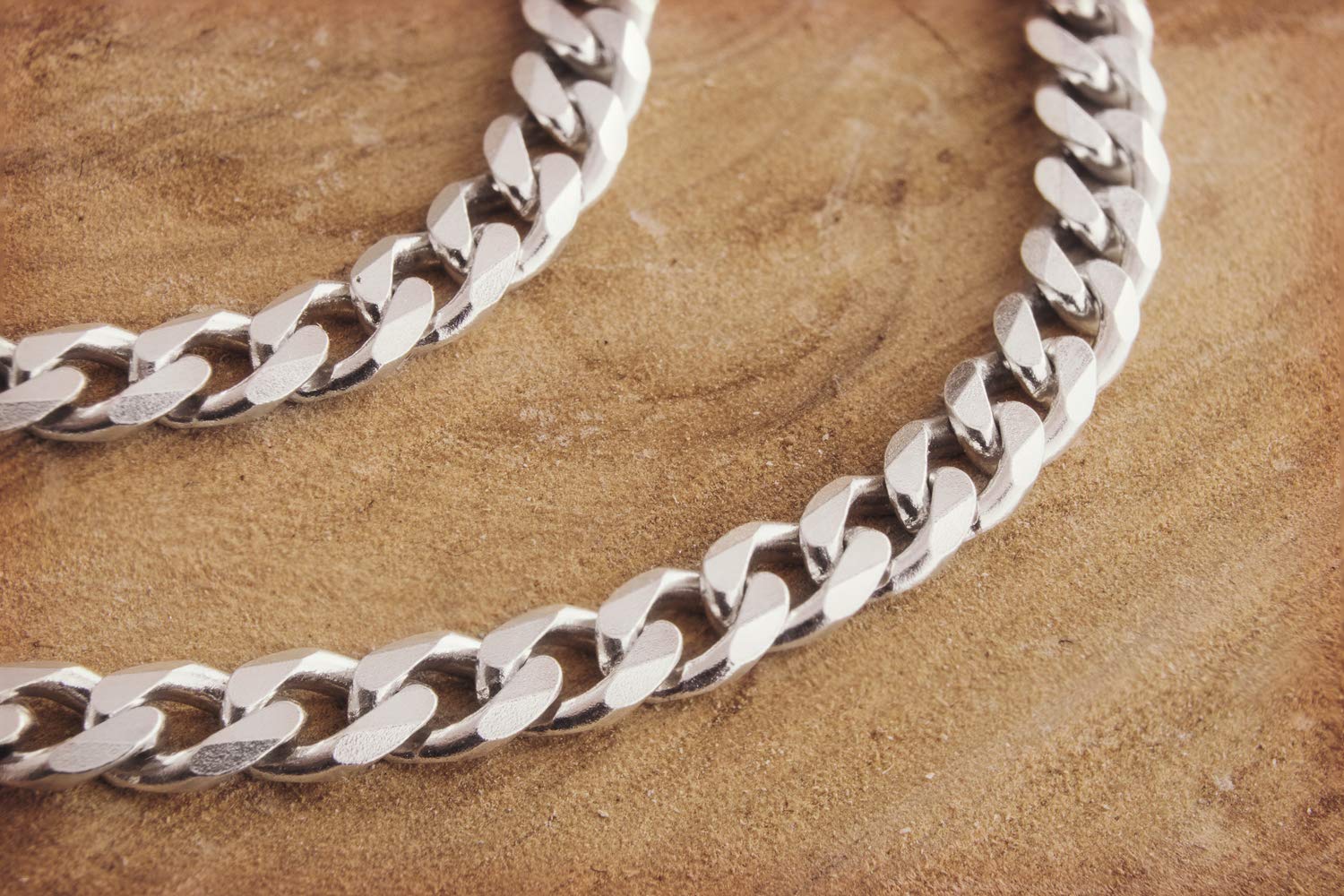 925 Sterling Silver Keychain - Thin Wallet Chain for Men & Women | Durable Curb Link Design | Perfect Practical Gift for Everyday Use & Travel Accessories