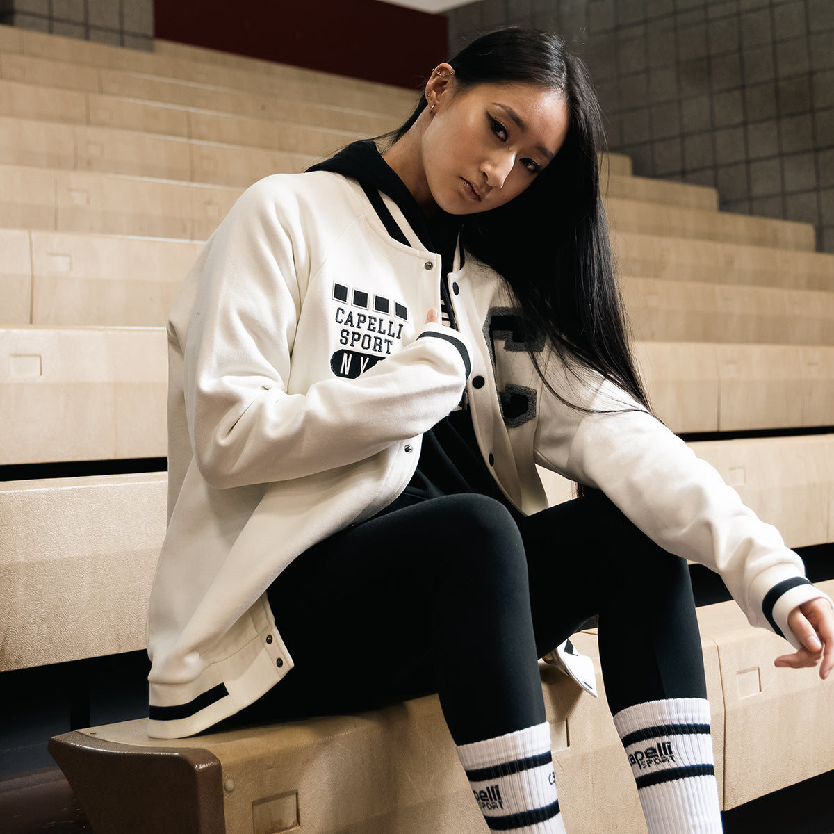 Men's & Women's Fleece Collegiate Bomber Jacket - Warm & Stylish Varsity Jacket for College Students & Alumni - Perfect for Game Day, Campus Wear & Casual Outfits