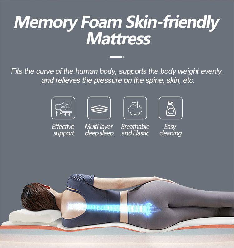 Premium White Oak SPA Beauty Bed G051 - Professional Massage Table for Home & Salon Relaxation