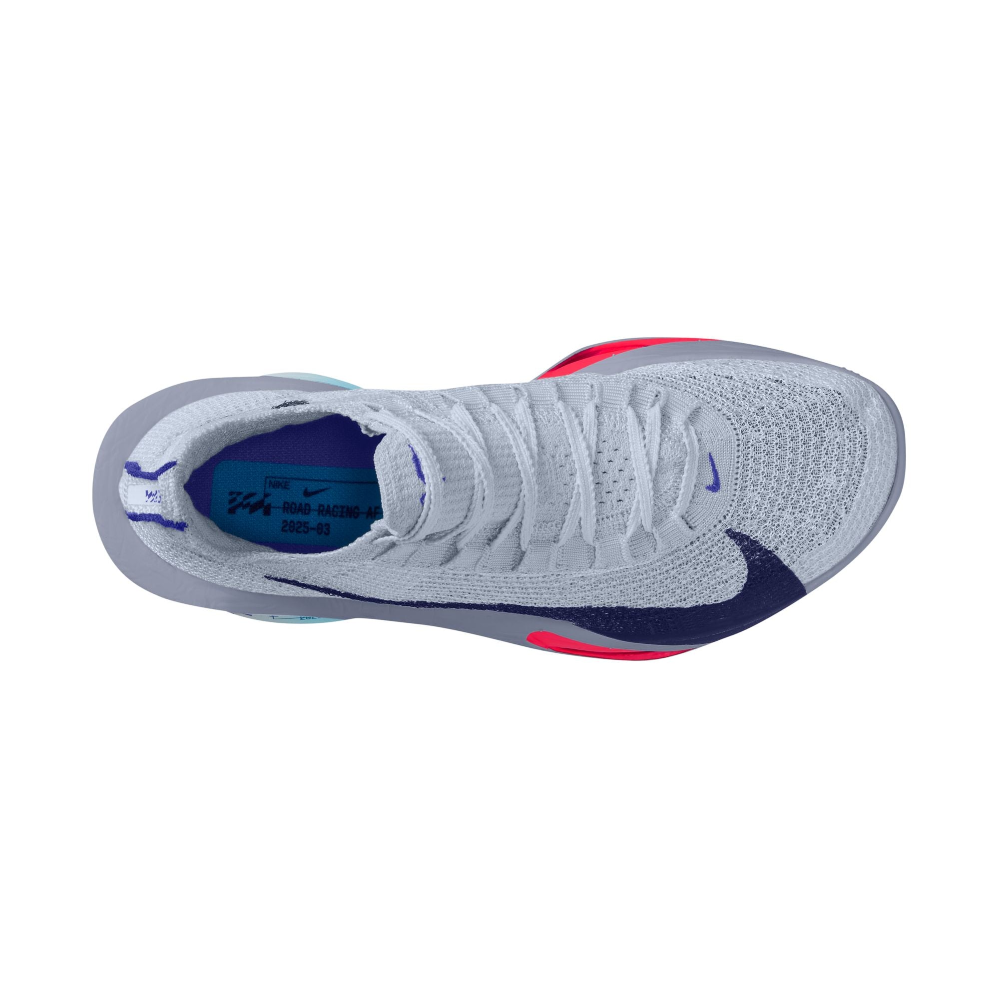 Nike Women's Alphafly 3 Running Shoes - Football Grey/Blue Void Ghost - Lightweight Cushioned Road Racing Sneakers for Marathon Training & Long Distance Running