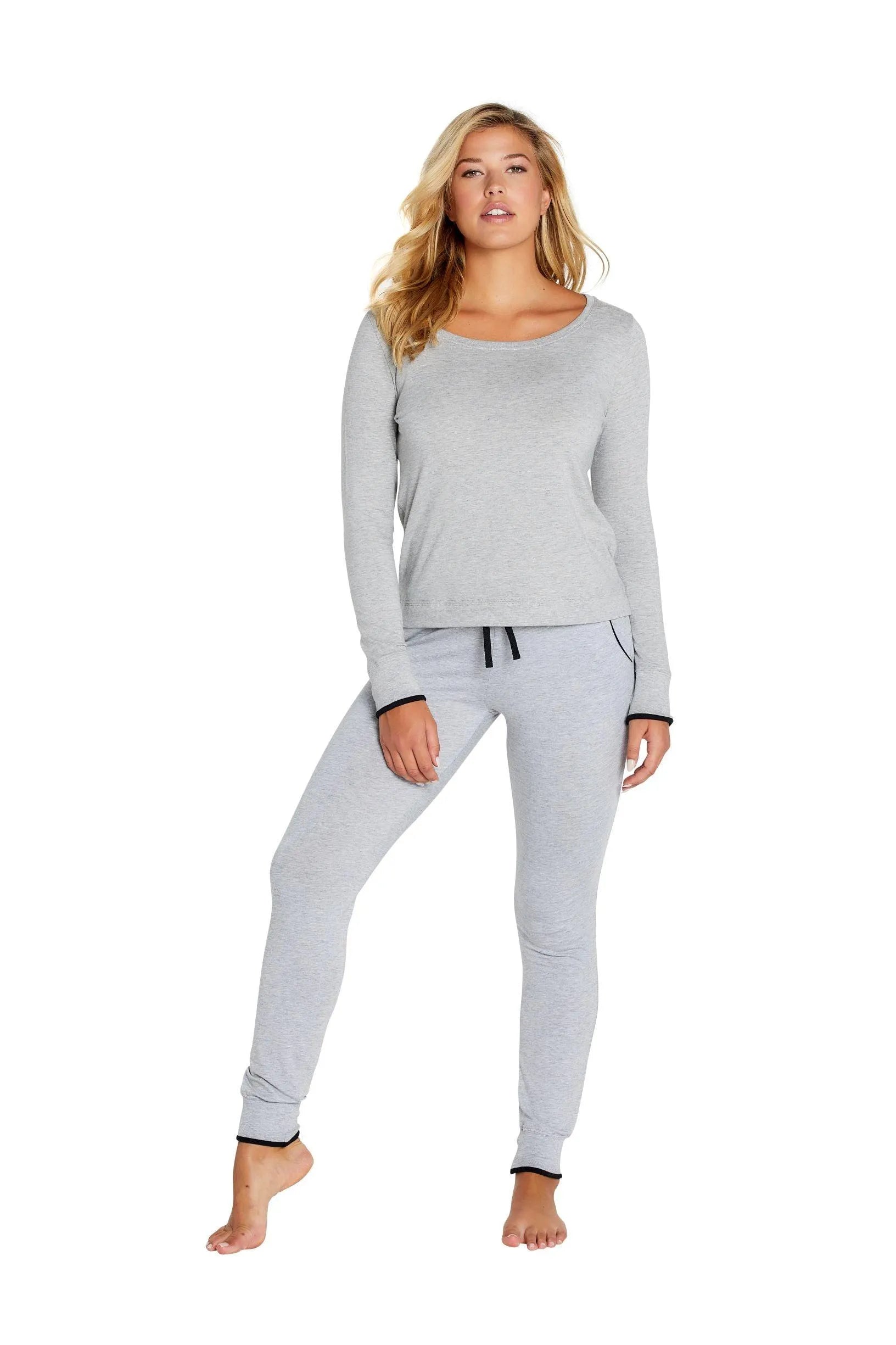 Women's Soft Long Sleeve Loungewear Set - Cozy Lounge Pants & Top Outfit for Home Relaxation, Yoga, and Sleep | Comfortable Casual Wear